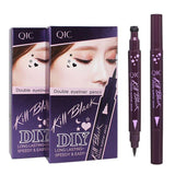 1PC Pro Waterproof Liquid Eyeliner Stamp Eye Liner Pencil Long-last Double Head Eyeliner Stamping Women Beauty Makeup Tools