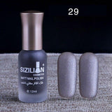1PC Professional Cute Bottle 12ml Nail Art Makeup Cosmetics 40 Colors Pigments Stamping Print Pink White Matte Nail Polish