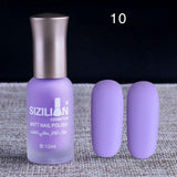 1PC Professional Cute Bottle 12ml Nail Art Makeup Cosmetics 40 Colors Pigments Stamping Print Pink White Matte Nail Polish