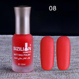 1PC Professional Cute Bottle 12ml Nail Art Makeup Cosmetics 40 Colors Pigments Stamping Print Pink White Matte Nail Polish