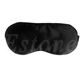 1PC Pure Silk Sleep Eye Mask Padded Shade Cover Travel Relax Aid Blindfold #H027#