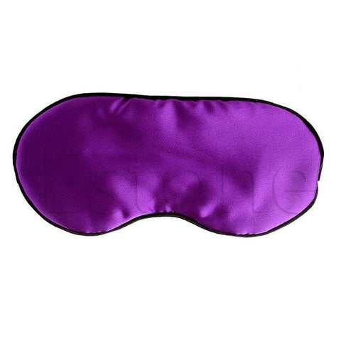 1PC Pure Silk Sleep Eye Mask Padded Shade Cover Travel Relax Aid Blindfold #H027#