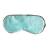 1PC Pure Silk Sleep Eye Mask Padded Shade Cover Travel Relax Aid Blindfold #H027#