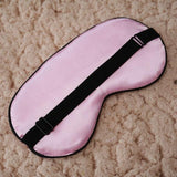 1PC Pure Silk Sleep Rest Eye Mask Padded Shade Cover Travel Relax Aid Blindfolds Eye Care