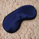 1PC Pure Silk Sleep Rest Eye Mask Padded Shade Cover Travel Relax Aid Blindfolds Eye Care