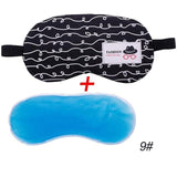 1PC Relaxing Ice Sleep Mask Hot Cold Sleeping Eye Mask Deep Sleep Gel Eyeshade Eyepatch Fatigue Relief Care Tool #280206