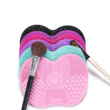 1PC Silicone brush cleaner Cosmetic Make Up Washing Brush Gel Cleaning Mat Foundation Makeup Brush Cleaner Pad Scrubber Board