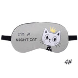 1PC Sleeping Eye Mask Cartoon Cat Style Eye Shade Sleep Mask Portable Blindfold Eyepatch Bandage on Eyes for Sleeping #280205