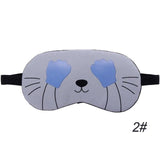 1PC Sleeping Eye Mask Cartoon Cat Style Eye Shade Sleep Mask Portable Blindfold Eyepatch Bandage on Eyes for Sleeping #280205