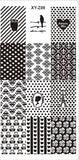 1PCS 32 Designs Nail Stamping Plates Fashion Lace/Flower/Animal/Dream Catcher Pattern Templates for Polish Nail Stamp XYZ01-32