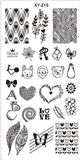 1PCS 32 Designs Nail Stamping Plates Fashion Lace/Flower/Animal/Dream Catcher Pattern Templates for Polish Nail Stamp XYZ01-32