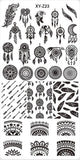 1PCS 32 Designs Nail Stamping Plates Fashion Lace/Flower/Animal/Dream Catcher Pattern Templates for Polish Nail Stamp XYZ01-32