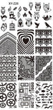 1PCS 32 Designs Nail Stamping Plates Fashion Lace/Flower/Animal/Dream Catcher Pattern Templates for Polish Nail Stamp XYZ01-32