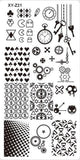 1PCS 32 Designs Nail Stamping Plates Fashion Lace/Flower/Animal/Dream Catcher Pattern Templates for Polish Nail Stamp XYZ01-32