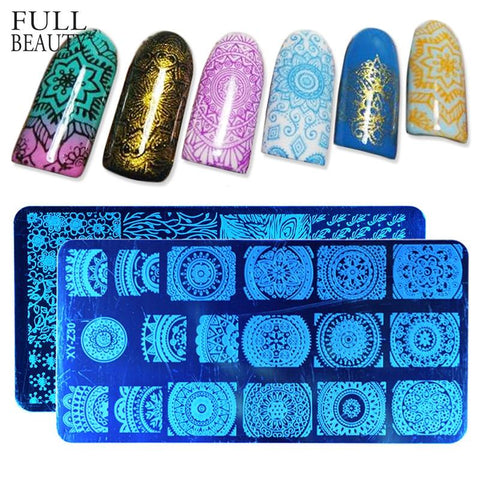 1PCS 32 Designs Nail Stamping Plates Fashion Lace/Flower/Animal/Dream Catcher Pattern Templates for Polish Nail Stamp XYZ01-32