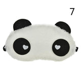 1PCS Nap Eye Shade Cartoon Blindfold Sleep Eyes Cover Travel Rest Patch Blinder Cute Panda Sleeping Eye Mask