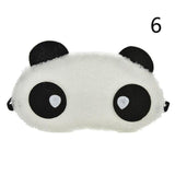 1PCS Nap Eye Shade Cartoon Blindfold Sleep Eyes Cover Travel Rest Patch Blinder Cute Panda Sleeping Eye Mask