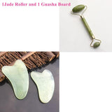 1PCS Natural Facial Beauty Massage Tool Agate Jade Roller Face Thin massager Relaxation Tool Dropship face massager jade roller