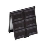 1PCS New Foldable Cute Mini Makeup Mirror Chocolate Cookie Shaped Square Pocket Mirror Glass+Plastic Women Girl Lovely