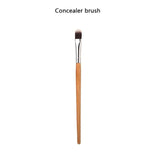 1PCS Professional Makeup brushes Bamboo Handle Powder Concealer Liquid Foundation Makeup Tools Beauty Cosmetics  Brusher