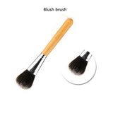 1PCS Professional Makeup brushes Bamboo Handle Powder Concealer Liquid Foundation Makeup Tools Beauty Cosmetics  Brusher