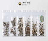 1Pack Mixed Sizes Shiny Nail Art Rhinestone Decorations ss4-ss16 Flatback Glass Gems DIY 3D Nail Design Manicure Accessories