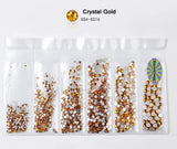 1Pack Mixed Sizes Shiny Nail Art Rhinestone Decorations ss4-ss16 Flatback Glass Gems DIY 3D Nail Design Manicure Accessories