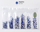 1Pack Mixed Sizes Shiny Nail Art Rhinestone Decorations ss4-ss16 Flatback Glass Gems DIY 3D Nail Design Manicure Accessories