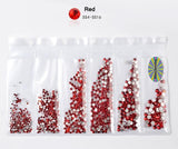 1Pack Mixed Sizes Shiny Nail Art Rhinestone Decorations ss4-ss16 Flatback Glass Gems DIY 3D Nail Design Manicure Accessories