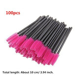 1Pack Multicolor Disposable Makeup Eyelash Brush Mascara Wands Eyelash Eye Lash Brush Tool Applicators Kit