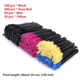 1Pack Multicolor Disposable Makeup Eyelash Brush Mascara Wands Eyelash Eye Lash Brush Tool Applicators Kit