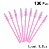 1Pack Multicolor Disposable Makeup Eyelash Brush Mascara Wands Eyelash Eye Lash Brush Tool Applicators Kit