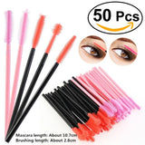 1Pack Multicolor Disposable Makeup Eyelash Brush Mascara Wands Eyelash Eye Lash Brush Tool Applicators Kit