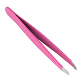 1Pc Eyebrow Tweezer Stainless Steel 9.6cm Flat Tip Rose Black Tweezers For Hair Removal Face Professional Eyes Cosmetic Tool