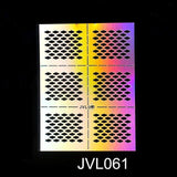 1Pc Hollow Out Nail Art DIY Tips Guides Transfer Stickers Accessories French Tips Manicure Decal Decoration