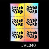 1Pc Hollow Out Nail Art DIY Tips Guides Transfer Stickers Accessories French Tips Manicure Decal Decoration