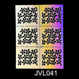 1Pc Hollow Out Nail Art DIY Tips Guides Transfer Stickers Accessories French Tips Manicure Decal Decoration