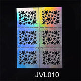 1Pc Hollow Out Nail Art DIY Tips Guides Transfer Stickers Accessories French Tips Manicure Decal Decoration