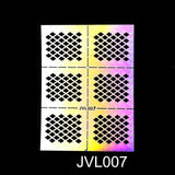 1Pc Hollow Out Nail Art DIY Tips Guides Transfer Stickers Accessories French Tips Manicure Decal Decoration