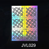 1Pc Hollow Out Nail Art DIY Tips Guides Transfer Stickers Accessories French Tips Manicure Decal Decoration