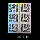 1Pc Hollow Out Nail Art DIY Tips Guides Transfer Stickers Accessories French Tips Manicure Decal Decoration
