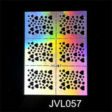 1Pc Hollow Out Nail Art DIY Tips Guides Transfer Stickers Accessories French Tips Manicure Decal Decoration
