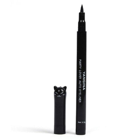 1Pc NEW Cat Style Long-lasting Waterproof Black Eyeliner Liquid Eye Liner Pen Pencil Easy to Makeup Fashion Beauty Cosmetic Tool