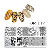 1Pc Nail Stamping Plates Lace Flower Animal Geometry Pattern Nail Art Stamp Stamping Template Image Plate Stencil Manicure Tools