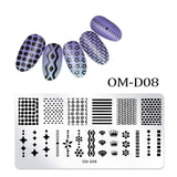 1Pc Nail Stamping Plates Lace Flower Animal Geometry Pattern Nail Art Stamp Stamping Template Image Plate Stencil Manicure Tools