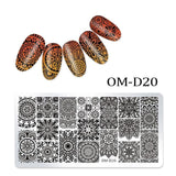 1Pc Nail Stamping Plates Lace Flower Animal Geometry Pattern Nail Art Stamp Stamping Template Image Plate Stencil Manicure Tools