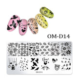 1Pc Nail Stamping Plates Lace Flower Animal Geometry Pattern Nail Art Stamp Stamping Template Image Plate Stencil Manicure Tools