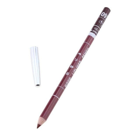 1Pcs Cosmetic Professional Wood Lipliner Waterproof Lady Charming Lip Liner Soft Pencil Contour Makeup Lipstick Tool Dropship