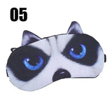 1Pcs Cute Sleep Mask Eye Mask Eyeshade Cover Shade Natural Sleeping Eye Patch Women Men Soft Portable Blindfold Travel Eyepatch