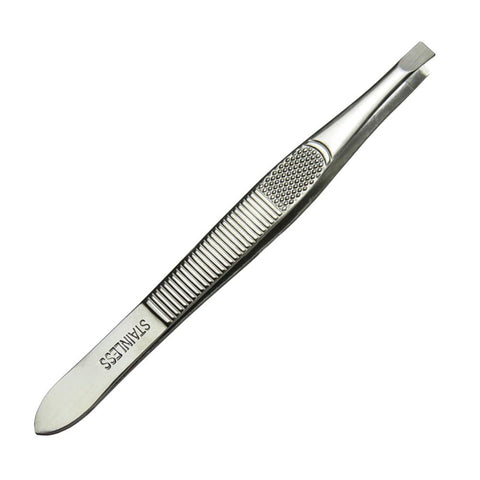 1Pcs Women Eyebrow Face Nose Hair Clip Tweezer Remover Stainless Steel Tweezers Shape Tool Eyebrow Tweezers  9cm